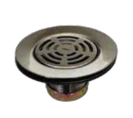 3-1/2" TO 4" FLAT TOP STRAINER STAINLESS STEEL BODY