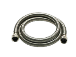 3/4" FHT x 3/4" FHT SS BRAIDED WASHING MACHINE FILL HOSE 72" - 6'