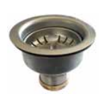 3-1/2" to 4" OPENING DEEP CUP SINK STRAINER STAINLESS STEEL
